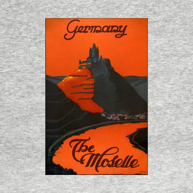 Vintage Travel Poster Germany The Moselle by vintagetreasure